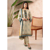 Anum Classic Digital Printed Lawn Unstitched Suit 3Pcs V 1 - 11