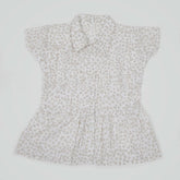 Girls Cotton Half Sleeves Shirt