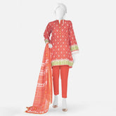 Panjnad Pehnawa Printed Lawn Unstitched 3Pcs Suit - 1163