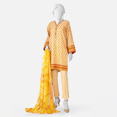 Panjnad Pehnawa Printed Lawn Unstitched 3Pcs Suit - 1167