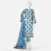Panjnad Pehnawa Printed Lawn Unstitched 3Pcs Suit - 1151