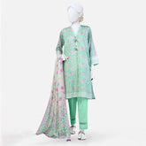 Panjnad Pehnawa Printed Lawn Unstitched 3Pcs Suit - 1104