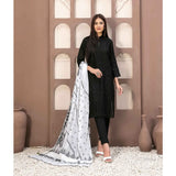 Tawakkal Serra Lawn Banarsi Jacquard Embroidered Unstitched Suit 3Pcs - 12