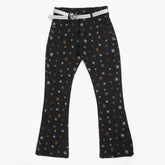 Girls Denim Pant - Black
