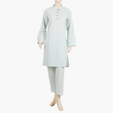 Women's Stripe Shalwar Suit - Mint