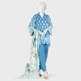 Panjnad Payrahan Lawn Digital Printed 3pcs Suit - 1046