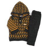 Newborn Boys Co-Ord Set - Gray & Mustard