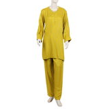 Women's Dyed Solid Co-Ord Set - Dhani