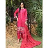 Schick Viscose Embroidered Un-sitiched 3pcs Suit - 6