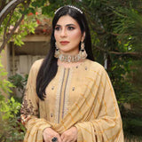 Schick Viscose Embroidered Un-sitiched 3pcs Suit - 7