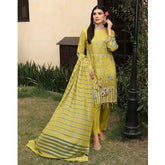 Schick Viscose Embroidered Un-sitiched 3pcs Suit - 1