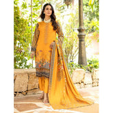 Schick Chambery Embroidered Un-stitched 3ps Suit - 3
