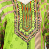 Women's Wash & Wear Unstitched 3pcs Suit - A5