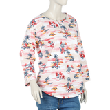 Women's Full Sleeves Printed Top - Multi Color