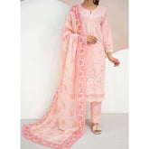 Anmaol Printed Embroidered Unstitched 3pcs Suit - 1015