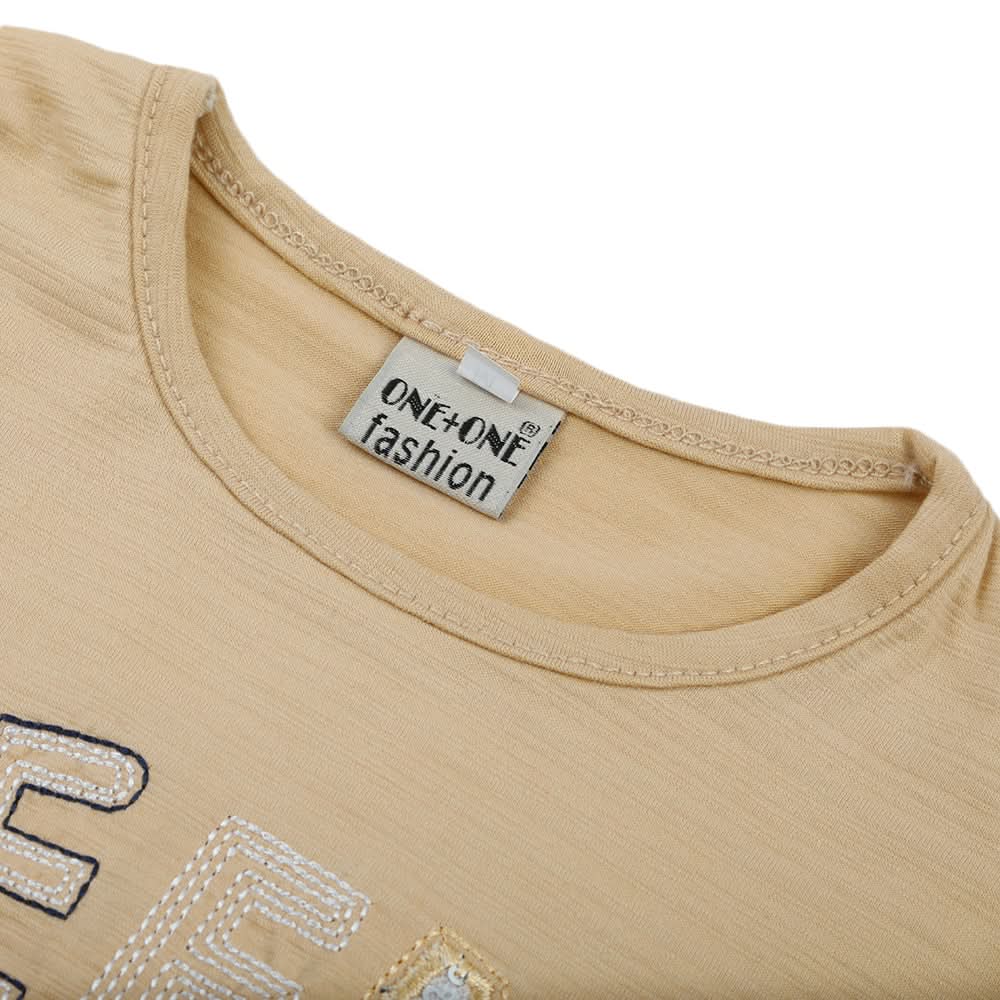 Girl Full Sleeves Tight Suit - Beige