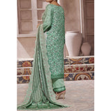 VS-ANMOL Cottle Printed Embroidered Unstitched 3pcs Suit With Embroidered Dupatta - 252