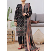 VS-ANMOL Cottel Printed Emboridered Unstitched 3pcs Suit With Emboridered Dupatta - 256