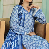 VS-AYESHA ALISHBA Cambric Printed Unstitched 3pcs Suit - 193