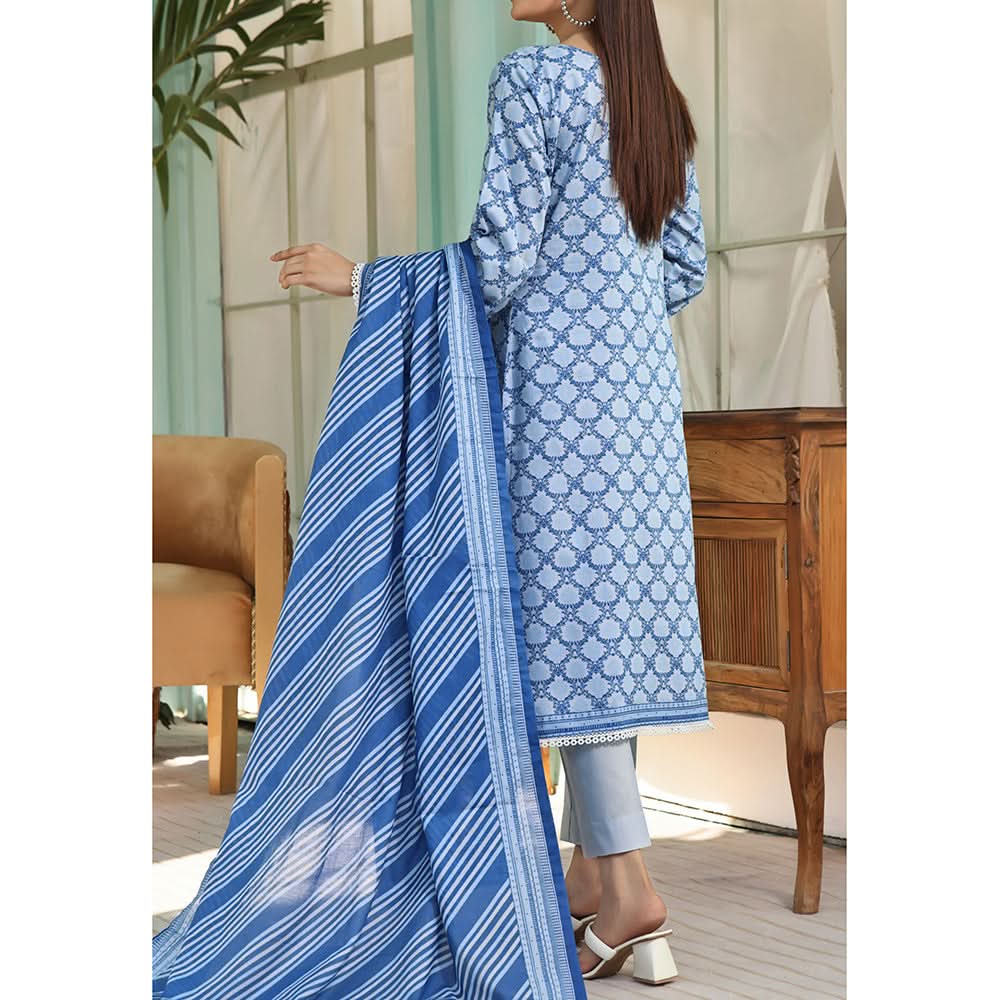 VS-AYESHA ALISHBA Cambric Printed Unstitched 3pcs Suit - 193