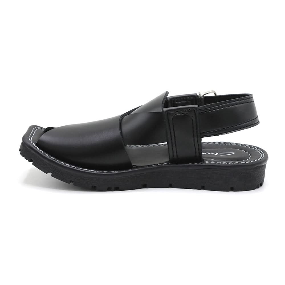 Boys Peshawari Sandal - Black