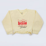 Eminent Girls Sweatshirt - Lemon