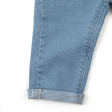 Eminent Newborn Girls Denim Pant - Ice Blue