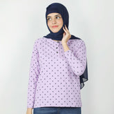 Women's Full Sleeves T-Shirt - Light Purple