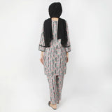 Women's Printed Khaddar Stitched 2pcs Suit - Light Grey