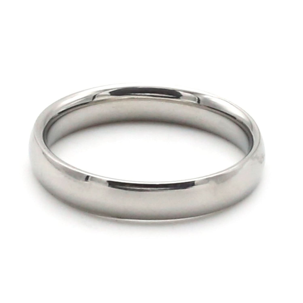 Silver Stylish Sliver Wedding Rings - Silver