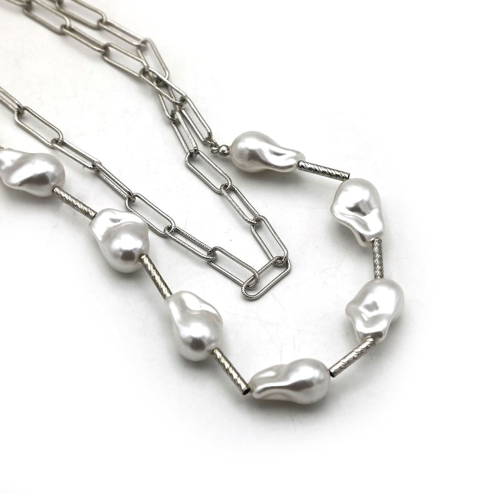 Women's Fancy Mala Set - Silver