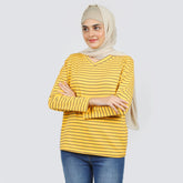 Women's Full Sleeves Top - Yellow