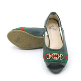 Girls Open-Toe Stylis Shoe - Green