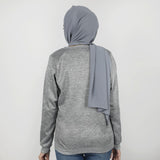 Women's Full Sleeves Sweat Shirt - Grey