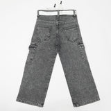 Girls Denim Pant - Grey