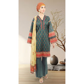 Eminent Women's Un-Stitched 3pcs Suit - 06