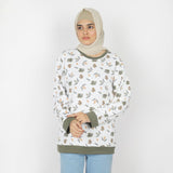 Women's Full Sleeves Sweat Shirt - Olive
