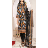 VS Daman Cambric Unstitched 3pcs Suit - 604-B