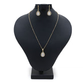 Women's Locket Set - Golden