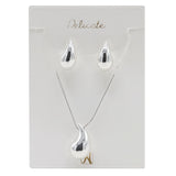Women's Locket Set - Silver
