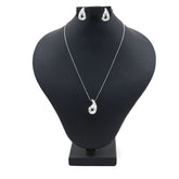 Women's Locket Set - Silver