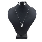 Women's Locket Set - Silver
