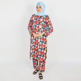 Women's Stitched Khaddar 2Pcs Suit - Navy Blue
