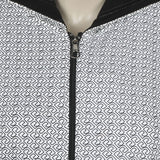 Women's Zipper Jacket - Black & White