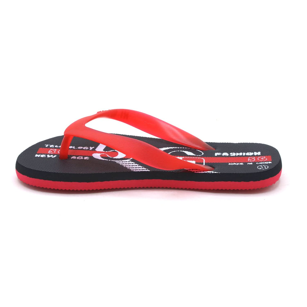 Boys Flip Flop Slipper - Red