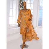 3D Daman kari By MI Creation Printed Lawn With Embroidered Unstitched 3Pcs Suit - 9