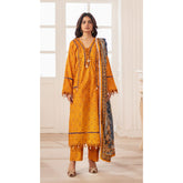 Al Zohaib Colors Digital Printed Unstitched Lawn 3 Pcs Suit - 7