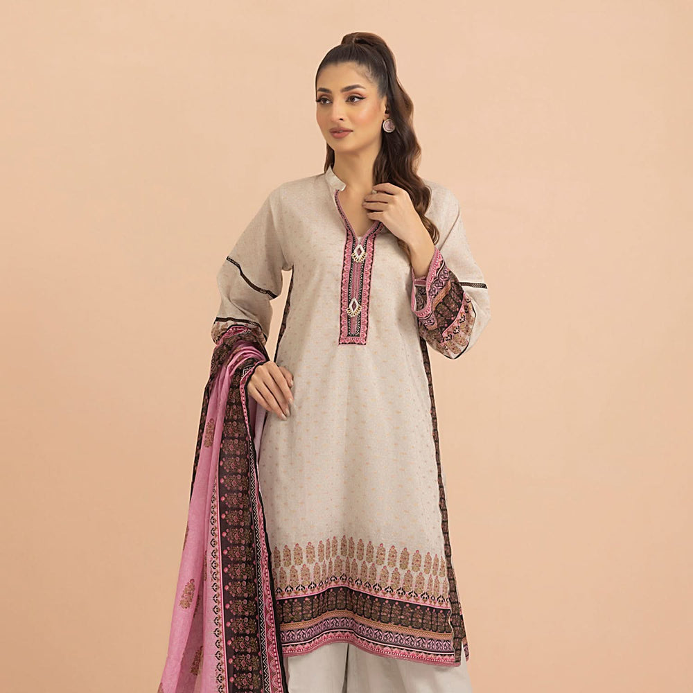 Salina Jacquard By Regalia Textile Printed Unstitched 3 Pcs Suit - 8
