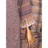 Needle Wonder By Dr. Haris Printed & Embroidered Lawn Unstitched 3Pcs Suit - 1