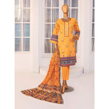 Needle Wonder By Dr. Haris Printed & Embroidered Lawn Unstitched 3Pcs Suit - 4